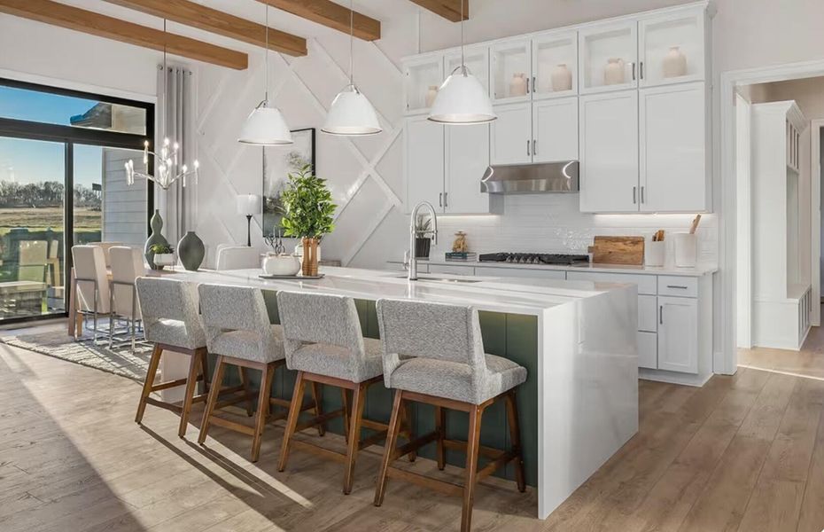 Furnished interior view inside a new home in , Summerville (Image 6). Furnished interior view inside a new home in , Summerville (Image 6).