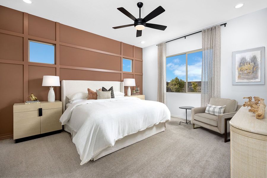 Representative furnished interior of a home built from the Cobalt by Mattamy Homes in Tyler Ranch, Buckeye (Image 10).