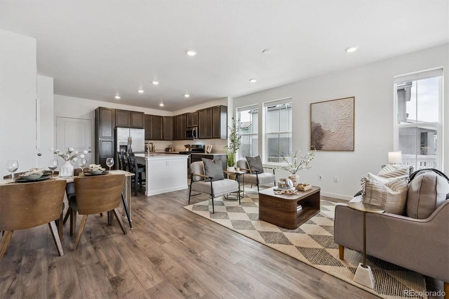 Furnished interior view inside a new home in , Lafayette (Image 14).