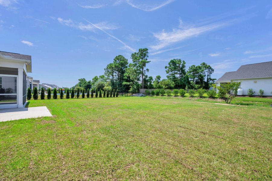 Representative exterior details of a home built from the The Whitley by RobuckHomes in Windwater, Hampstead (Image 52).