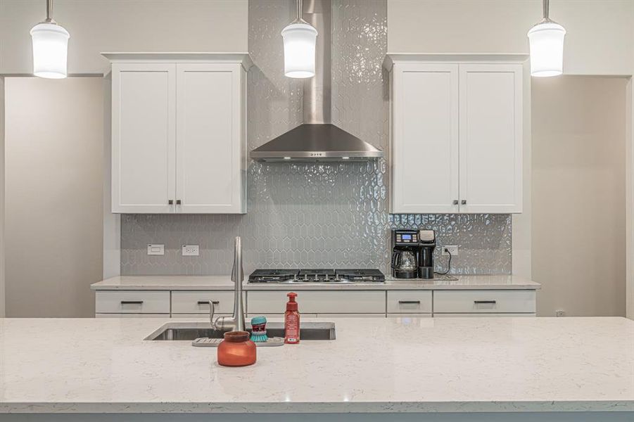 Close-up of interior finishes inside a home in Westside Preserve, Midlothian (Image 21).