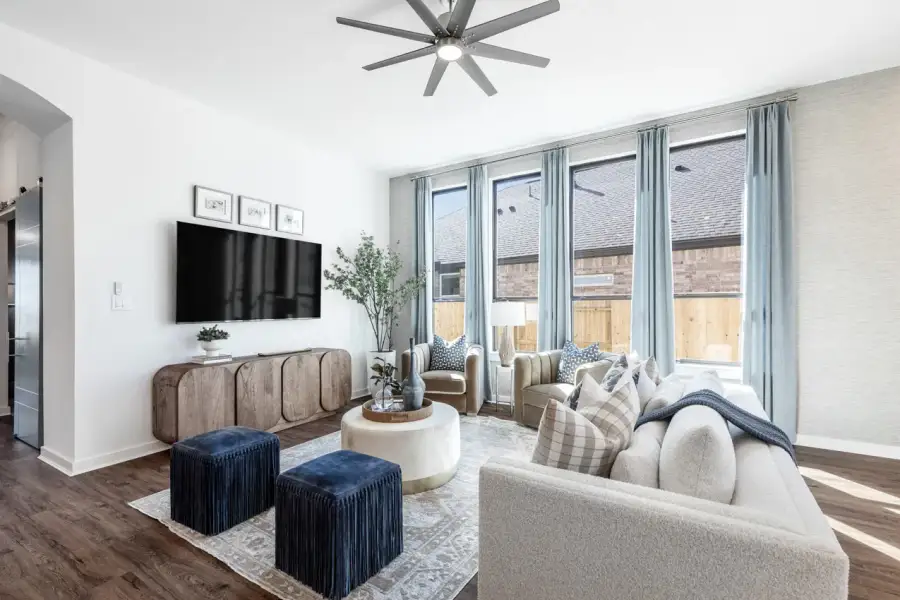 Representative Family Room - some options shown Representative Family Room - some options shown