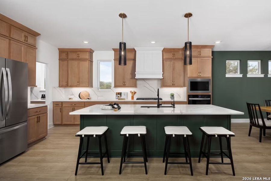 Furnished interior view inside a new home in The Parklands, Schertz (Image 6).