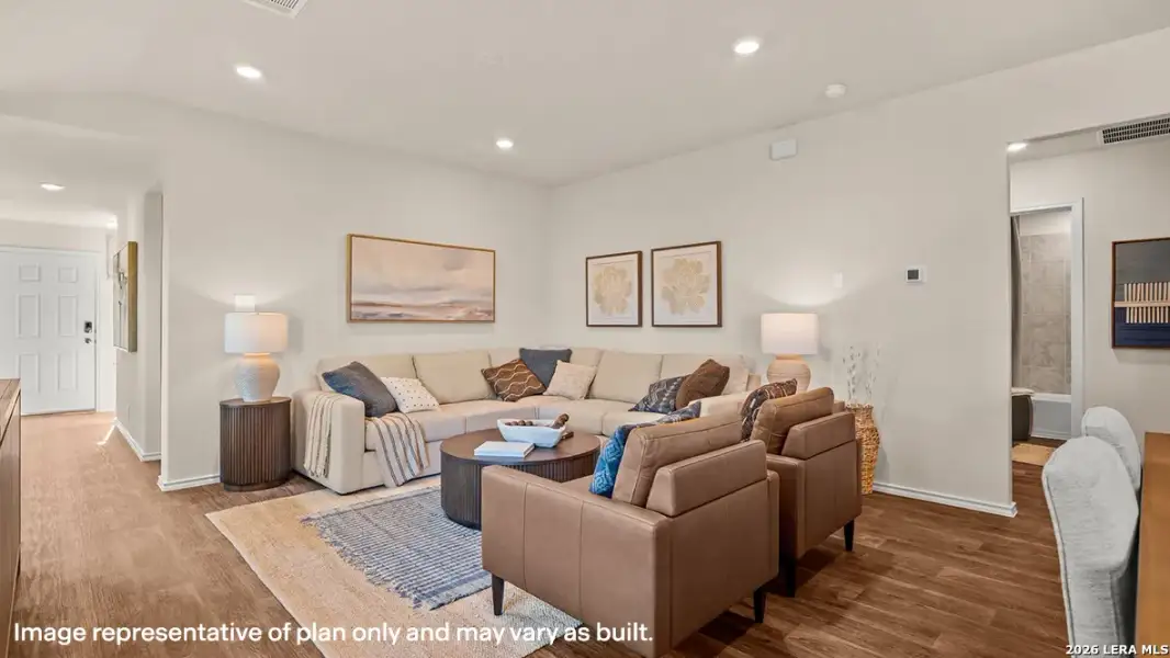 Furnished interior view inside a new home in , San Antonio (Image 9).