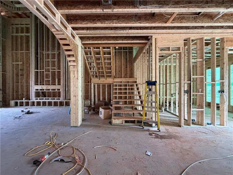 In-progress construction of a new home in , Lawrenceville, GA (Image 44).