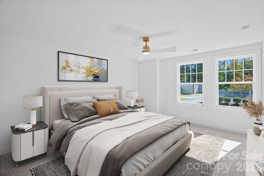 Home is virtually staged