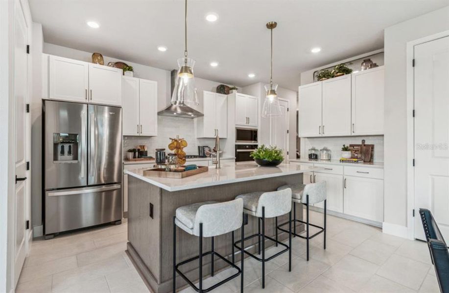 Furnished interior view inside a new home in Gracewater at Sarasota, Sarasota (Image 12).
