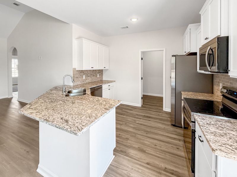 Furnished interior view inside a new home in The Village at Sassafras, Allenhurst (Image 5). Furnished interior view inside a new home in The Village at Sassafras, Allenhurst (Image 5).