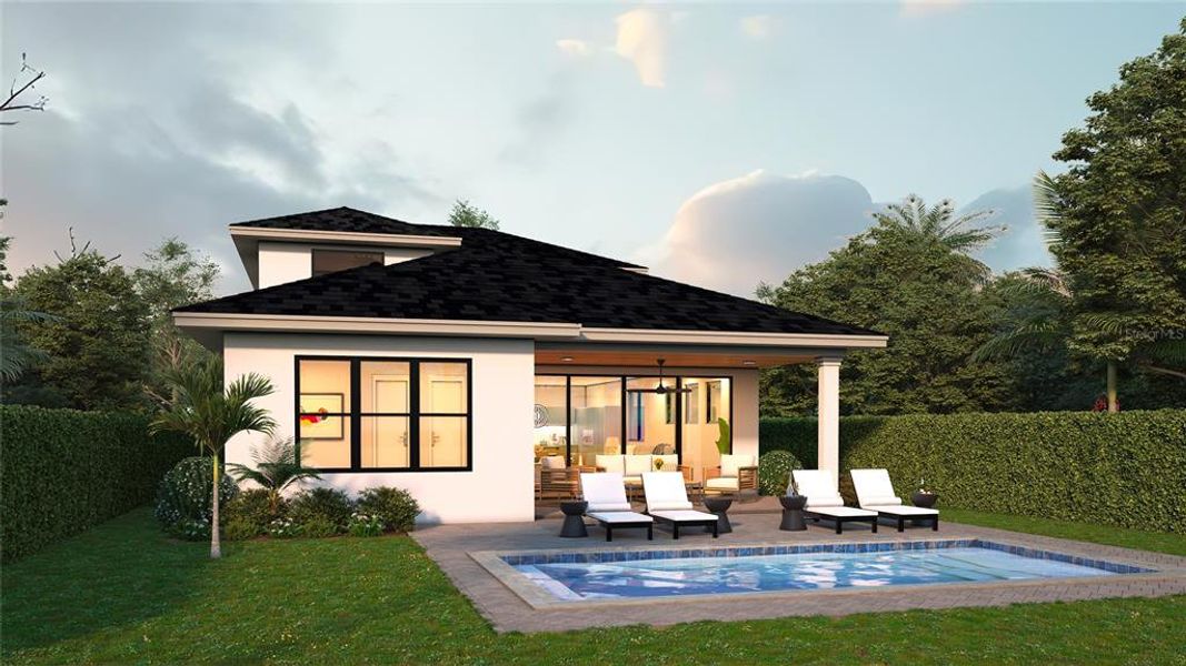 Front exterior of a new home in , Winter Park, FL, highlighting curb appeal (Image 1).