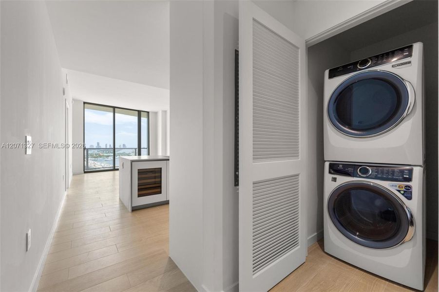 Furnished interior view inside a new home in , Miami (Image 8).
