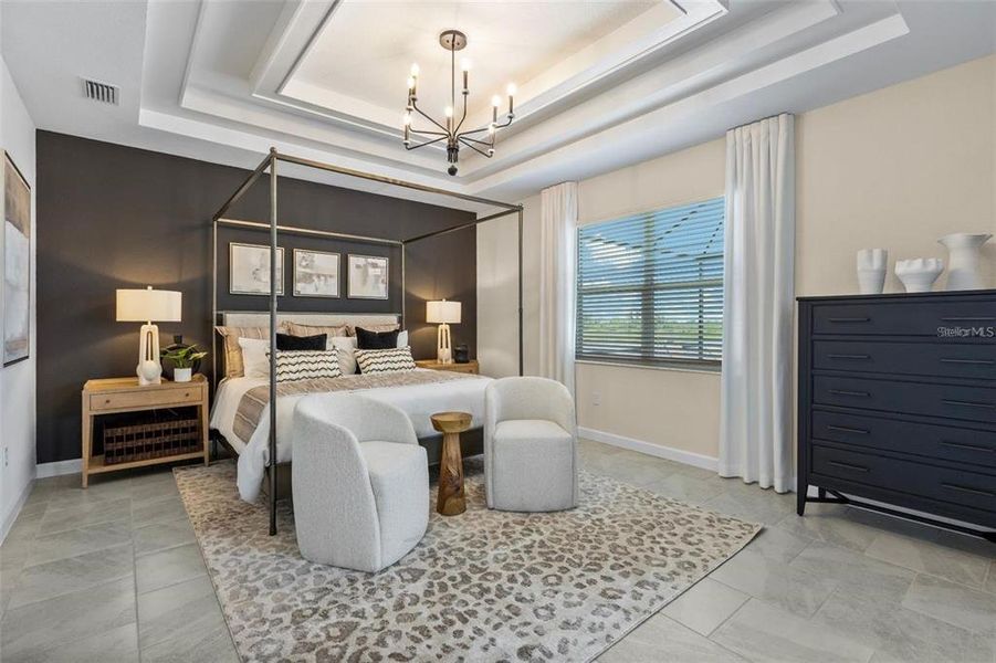 Furnished interior view inside a new home in Rye Ranch, Parrish (Image 16).