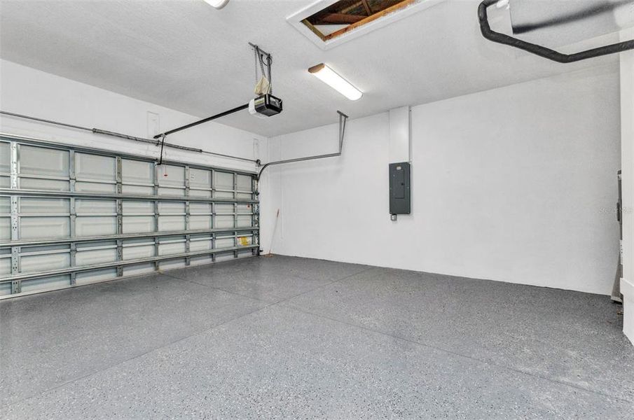 Garage with Epoxy Floor