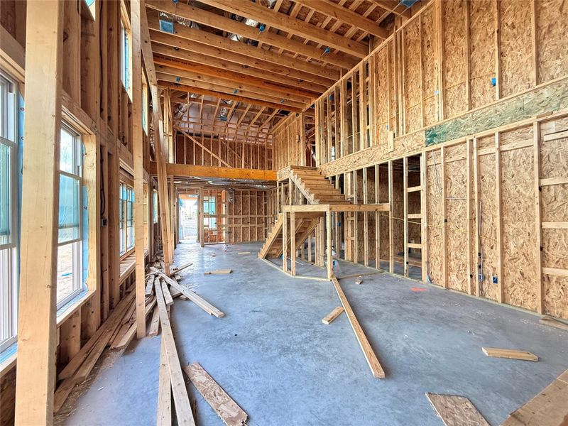 19' ceilings and walls of windows to elevate your everyday living!