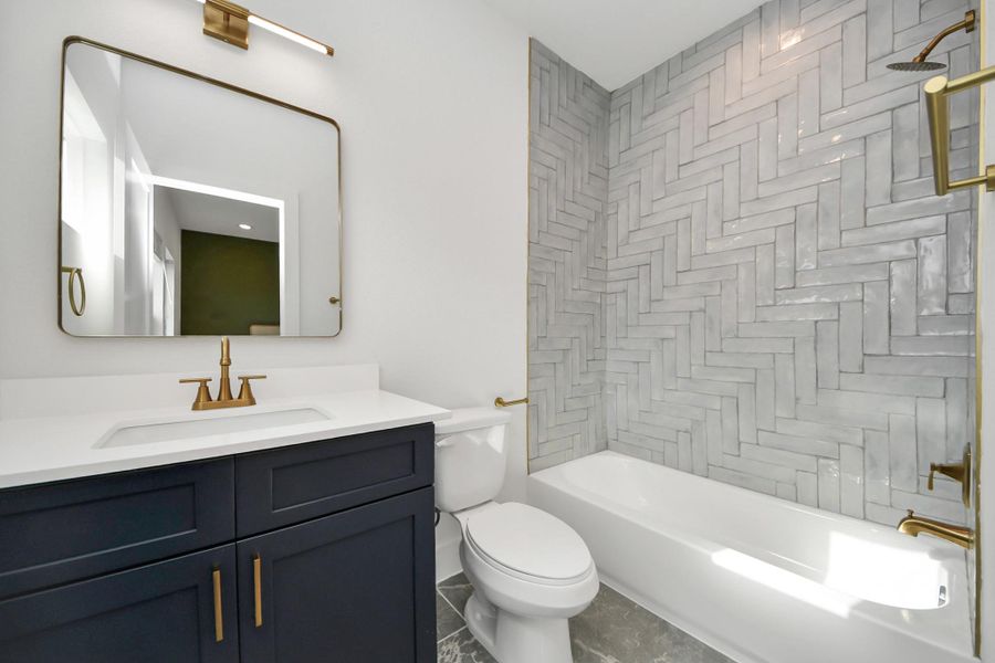 Furnished interior view inside a new home in , Houston (Image 33).