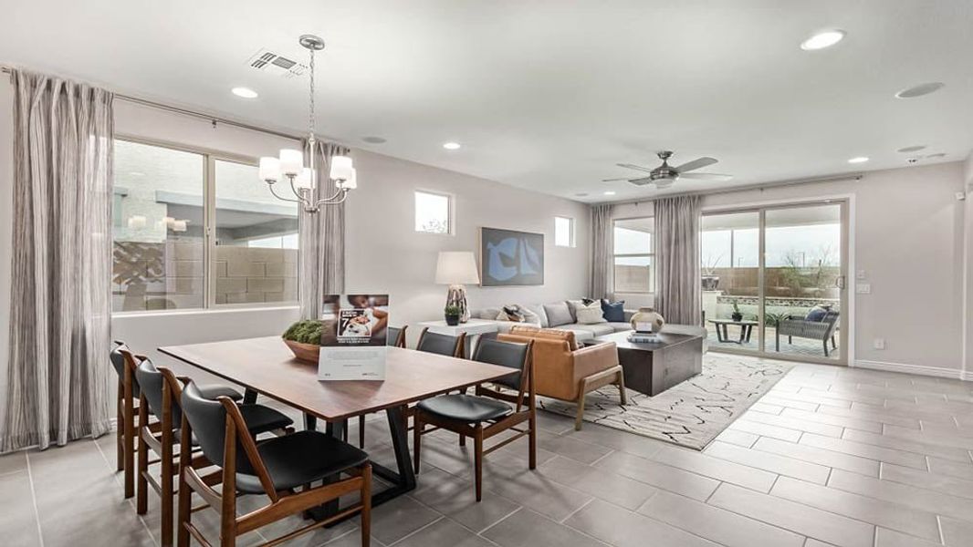 Furnished interior view inside a new home in Paradisi, Surprise (Image 13). Furnished interior view inside a new home in Paradisi, Surprise (Image 13).