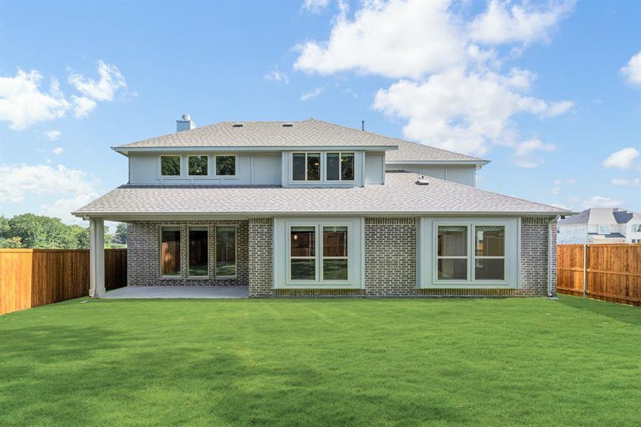 Exterior details and patio area of a home in Liberty, Melissa (Image 22). Exterior details and patio area of a home in Liberty, Melissa (Image 22).