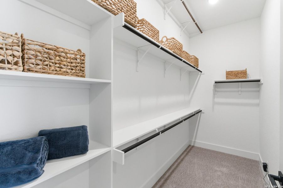 Furnished interior view inside a new home in Prominence, San Antonio (Image 37).