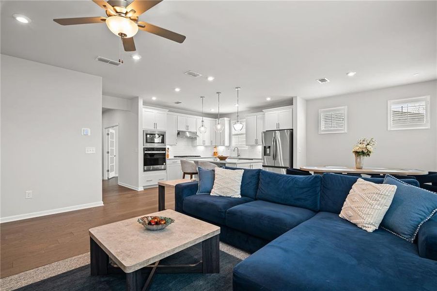 Furnished interior view inside a new home in Sun City Peachtree, Griffin (Image 28).