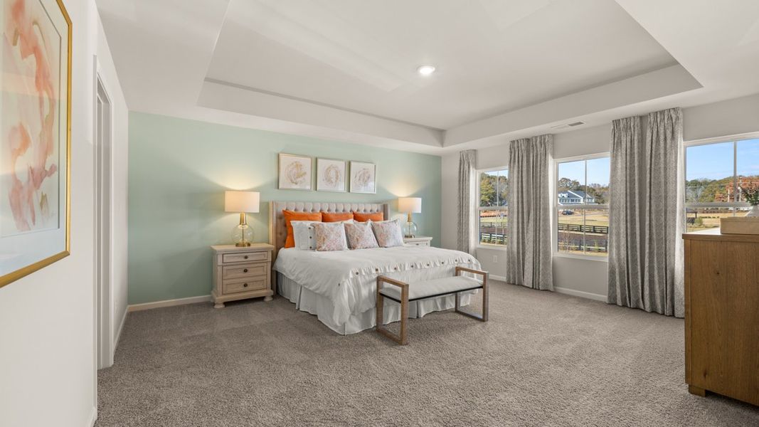 Representative furnished interior of a home built from the Denton TH by D.R. Horton in Brookland Commons, Monroe (Image 13).