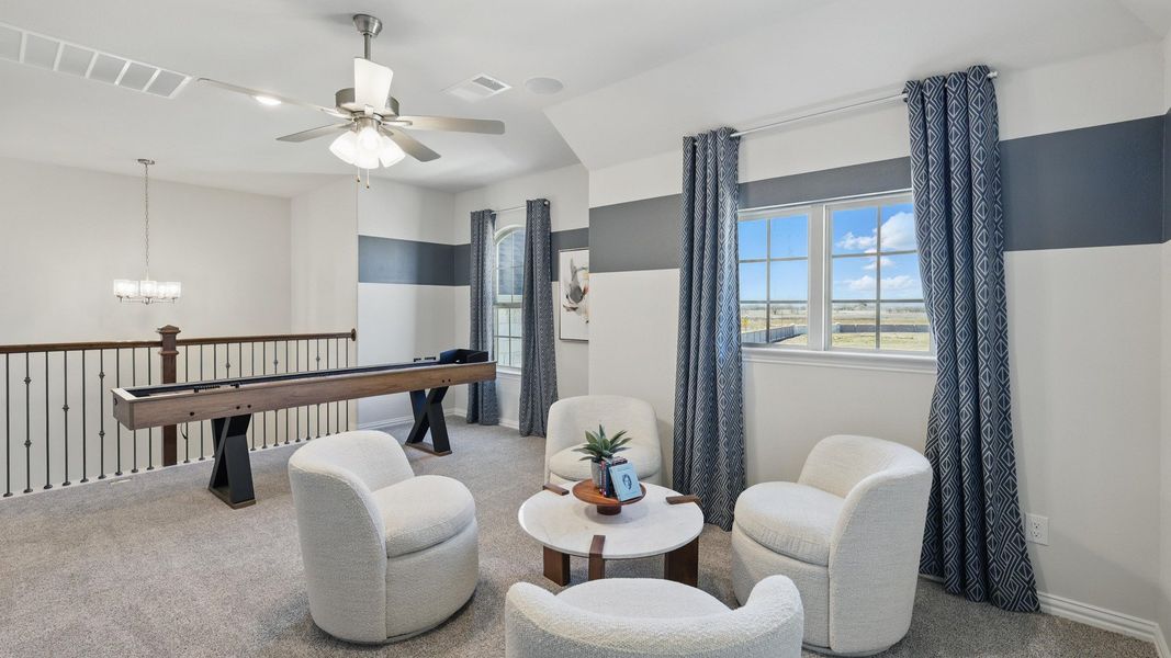 Representative furnished interior of a home built from the Magnolia by Brightland Homes in Green Meadows Premier, Celina (Image 18). Representative furnished interior of a home built from the Magnolia by Brightland Homes in Green Meadows Premier, Celina (Image 18).