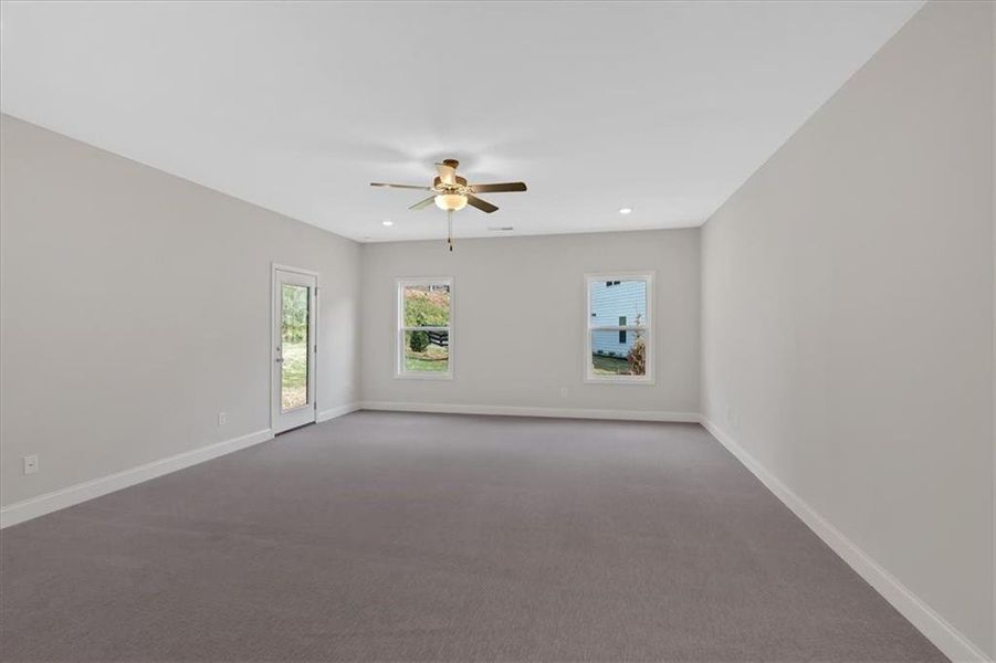 Spacious, unfurnished interior of a new home in Stratford at NatureWalk, Dallas (Image 44).