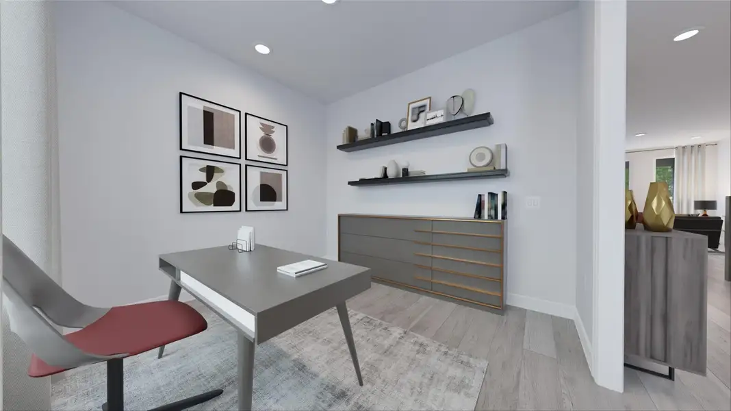 Furnished interior view inside a new home in COLTON, Todd Mission (Image 12).