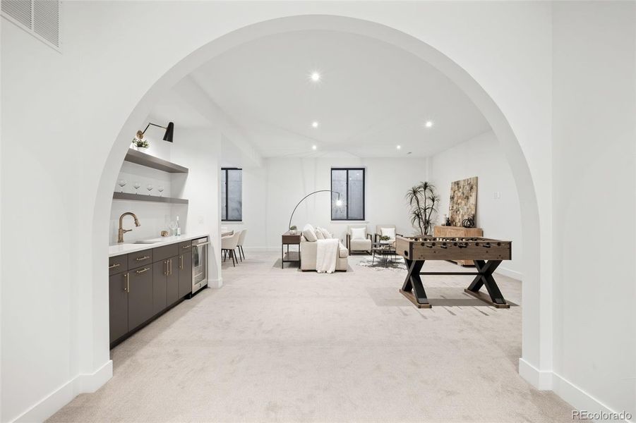 Furnished interior view inside a new home in , Denver (Image 41).