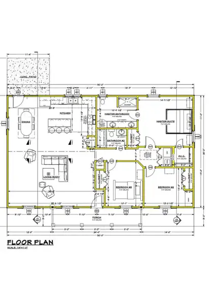 2D floor plan layout of this home in , Walterboro, SC (Image 2). 2D floor plan layout of this home in , Walterboro, SC (Image 2).