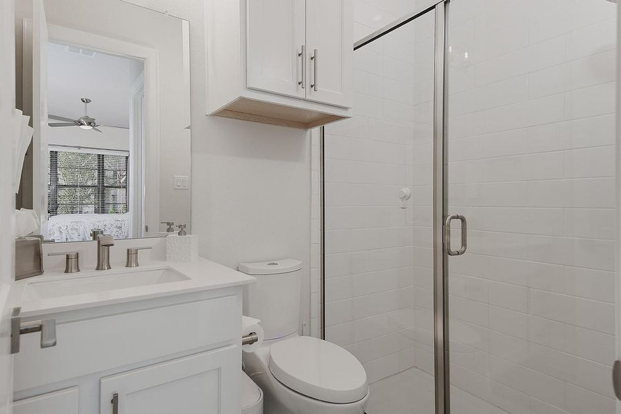 Furnished interior view inside a new home in The Highlands - 65', Porter (Image 15). Furnished interior view inside a new home in The Highlands - 65', Porter (Image 15).