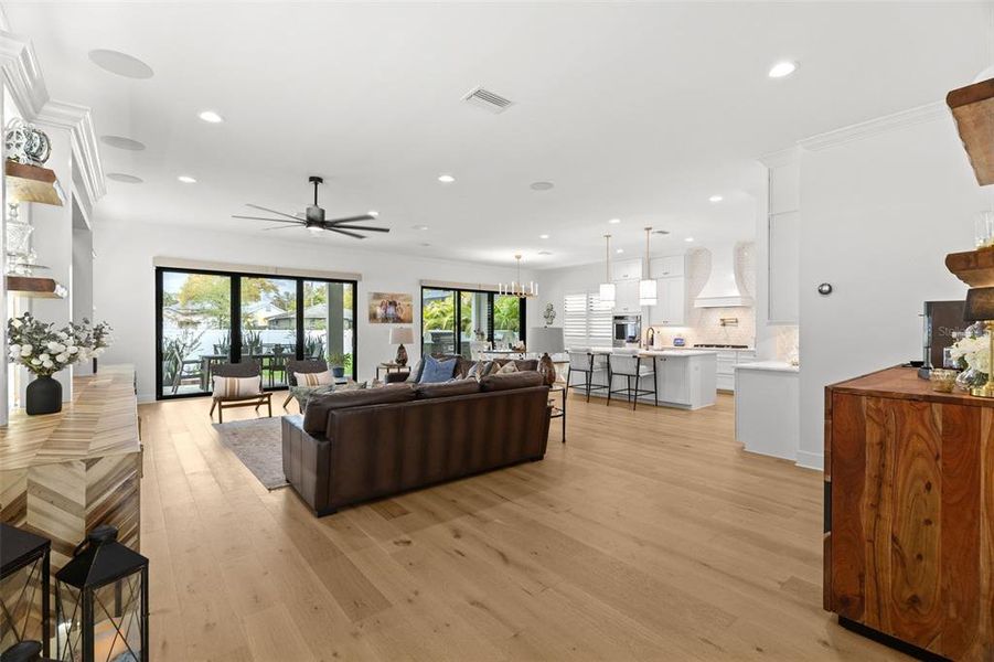 Furnished interior view inside a new home in , Tampa (Image 8).