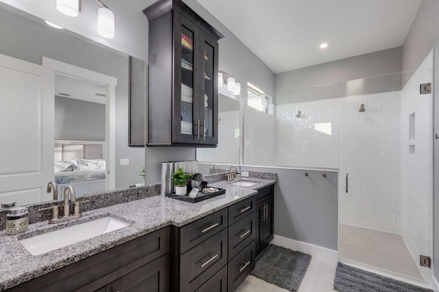 Furnished interior view inside a new home in , Cape Coral (Image 31). Furnished interior view inside a new home in , Cape Coral (Image 31).