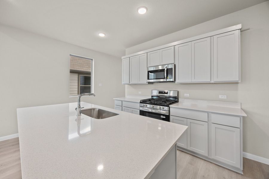 Furnished interior view inside a new home in Trinity Ranch, Elgin (Image 10).