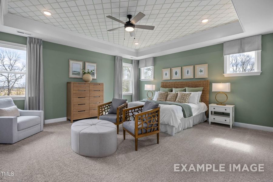 Furnished interior view inside a new home in Tobacco Road, Angier (Image 30).