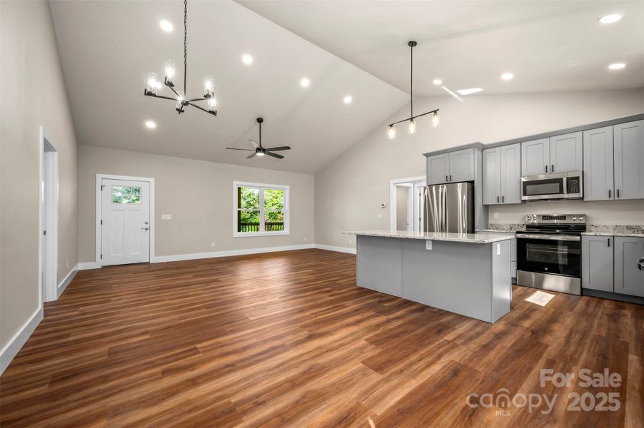 Spacious, unfurnished interior of a new home in , Hendersonville (Image 8).