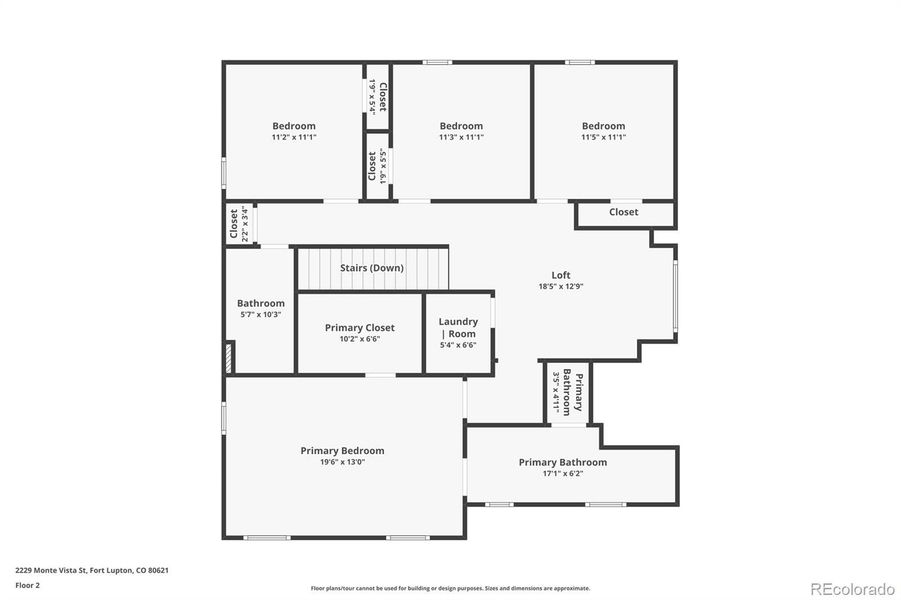Upper Level Floorplan