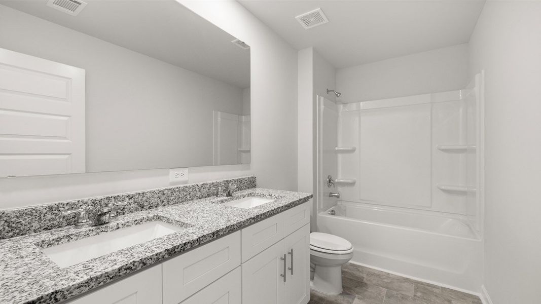 Furnished interior view inside a new home in Southwind Village, Evans (Image 16).