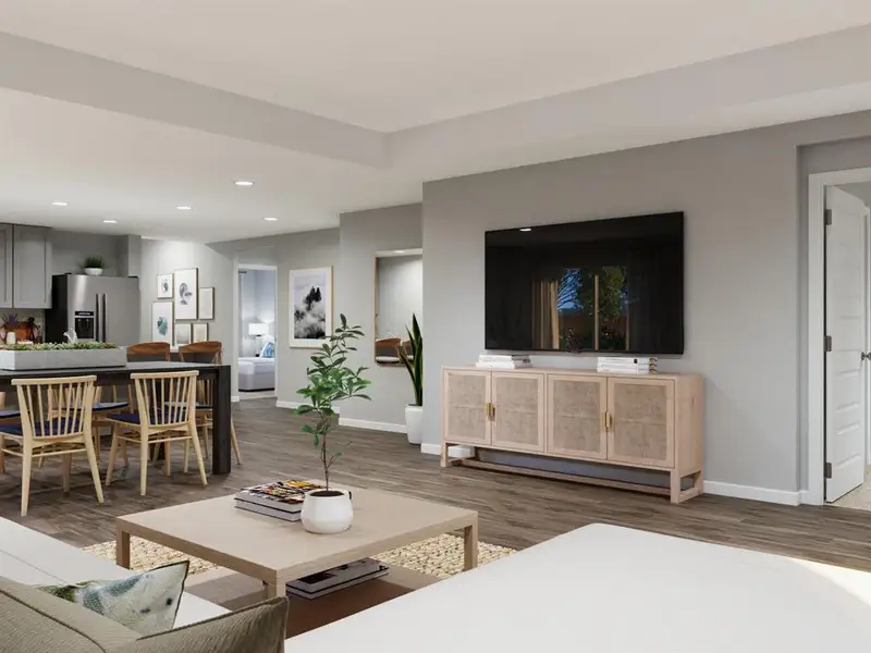 Furnished interior view inside a new home in Deer Creek, Fort Worth (Image 7).
