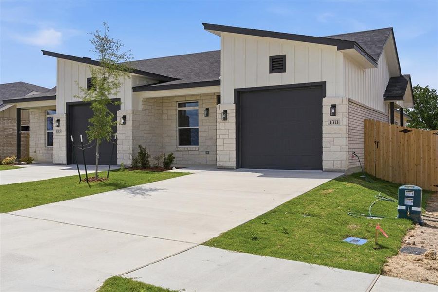 Front exterior of a new home in , Killeen, TX, highlighting curb appeal (Image 25).
