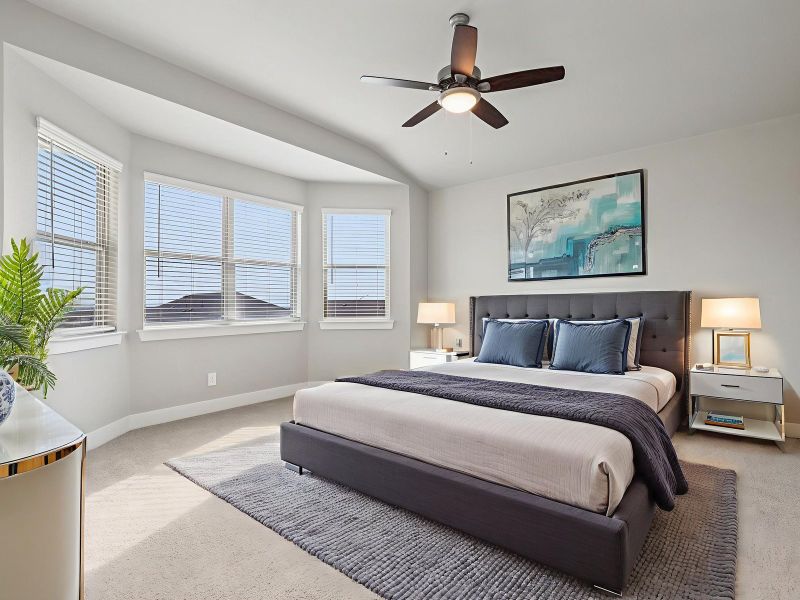 Furnished interior view inside a new home in Arcadia Ridge - Premier Series, San Antonio (Image 5). Furnished interior view inside a new home in Arcadia Ridge - Premier Series, San Antonio (Image 5).