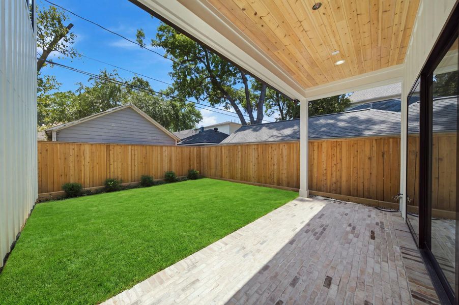 Exterior details and patio area of a home in , Houston (Image 30). Exterior details and patio area of a home in , Houston (Image 30).