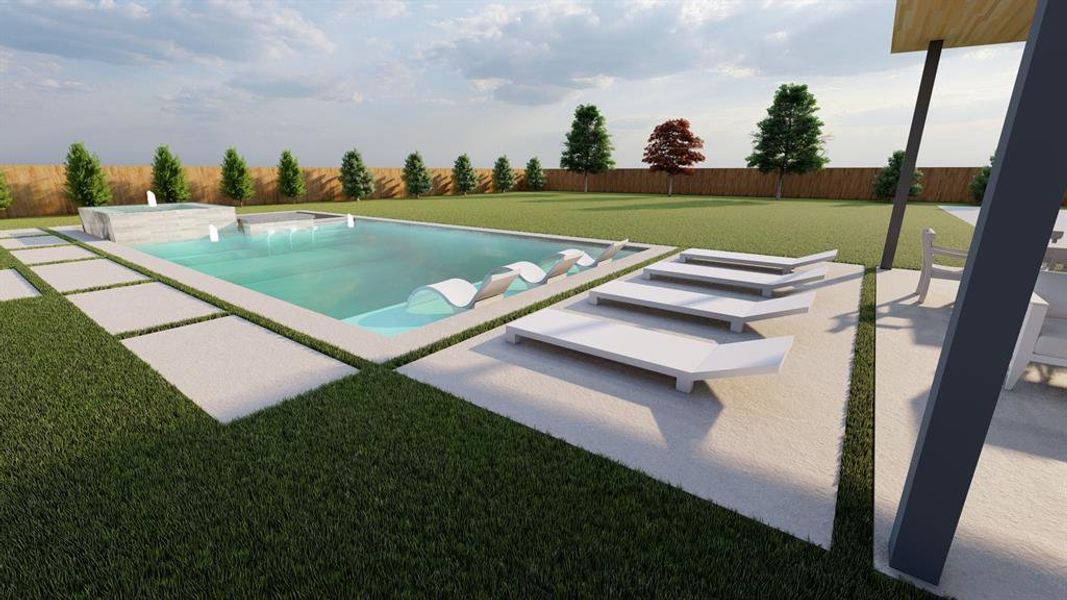 Exterior details and patio area of a home in , Frisco (Image 15).