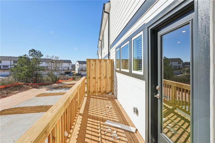Exterior details and patio area of a home in , Cumming (Image 29).