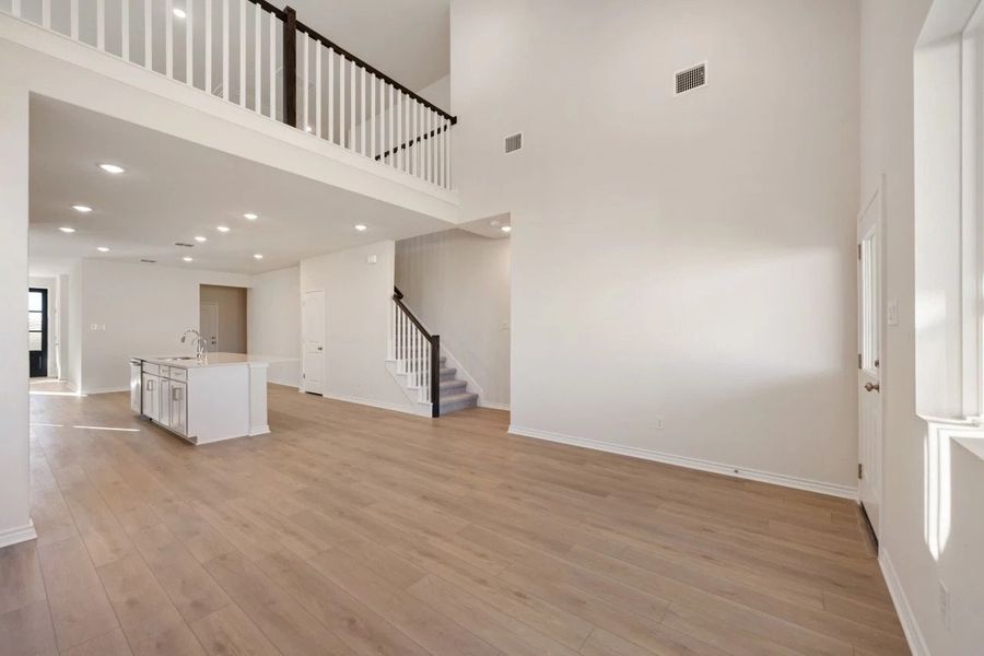 Spacious, unfurnished interior of a new home in Lariat, Liberty Hill (Image 35). Spacious, unfurnished interior of a new home in Lariat, Liberty Hill (Image 35).