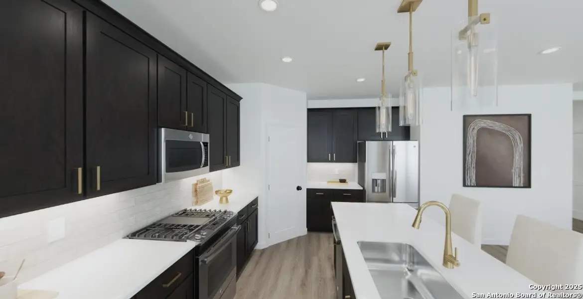 Furnished interior view inside a new home in , Schertz (Image 10).