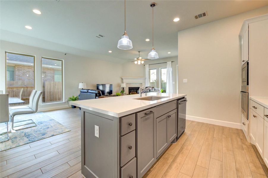 Furnished interior view inside a new home in , Katy (Image 12).