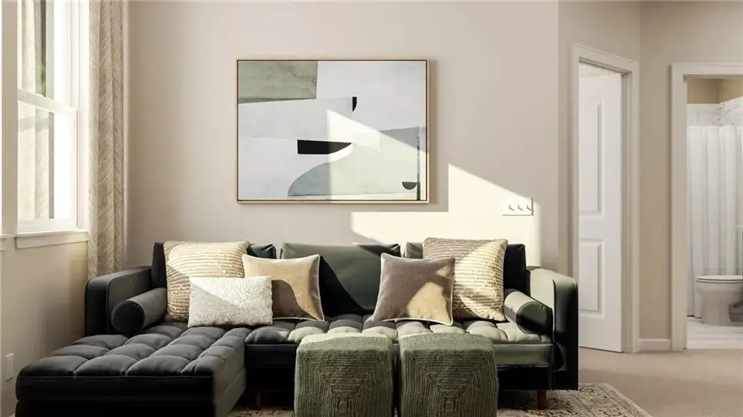 Furnished interior view inside a new home in Forrest Crossing, Woodstock (Image 10).