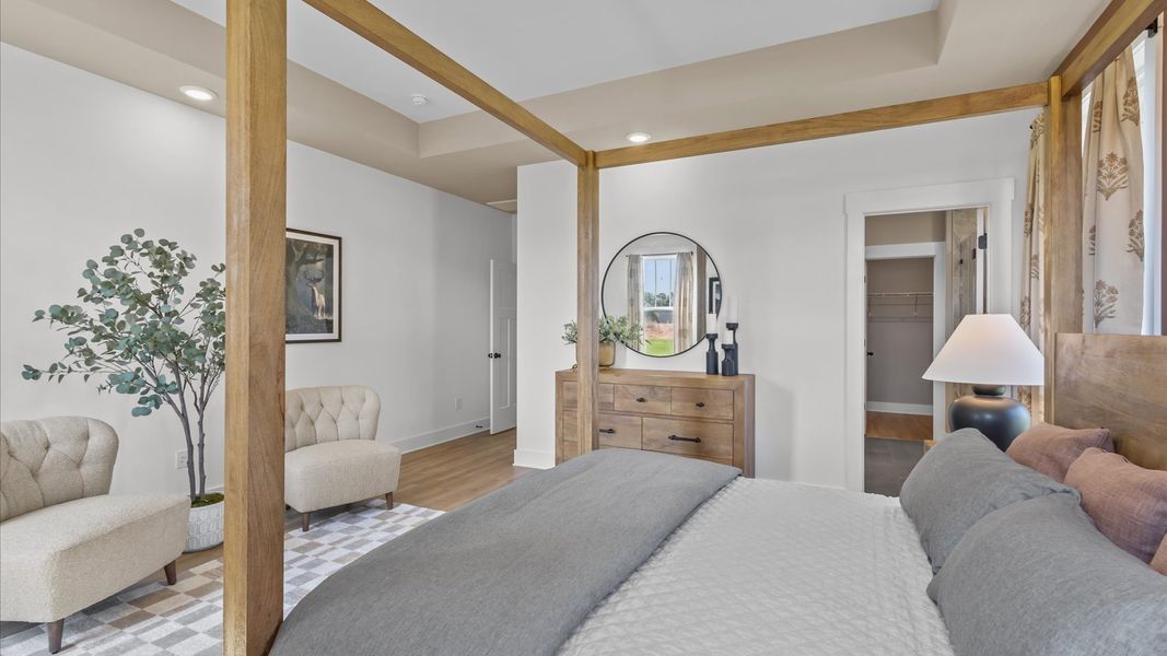 Representative furnished interior of a home built from the Kendrick by DRB Homes in Wells Crossing, Seneca (Image 11).
