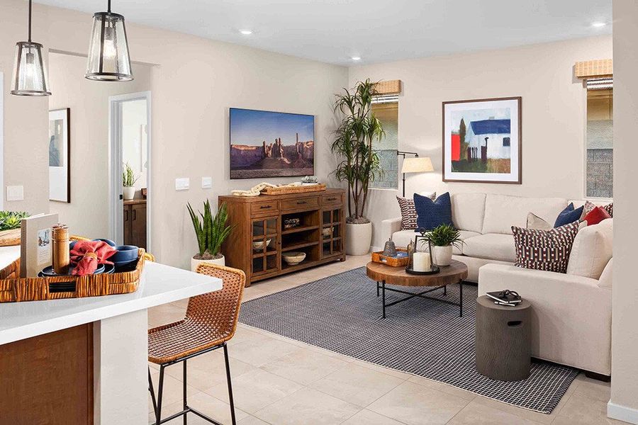 Representative furnished interior of a home built from the 3502 by Risewell Homes in Copper Falls, Goodyear (Image 6).