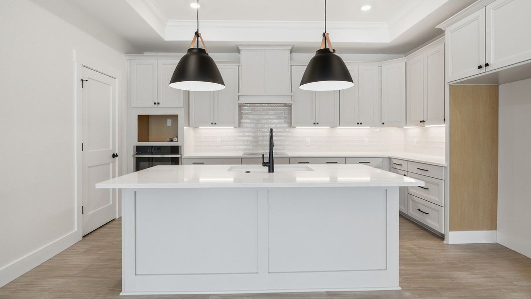 Furnished interior view inside a new home in Lakeside at Millican Reserve, College Station (Image 9).