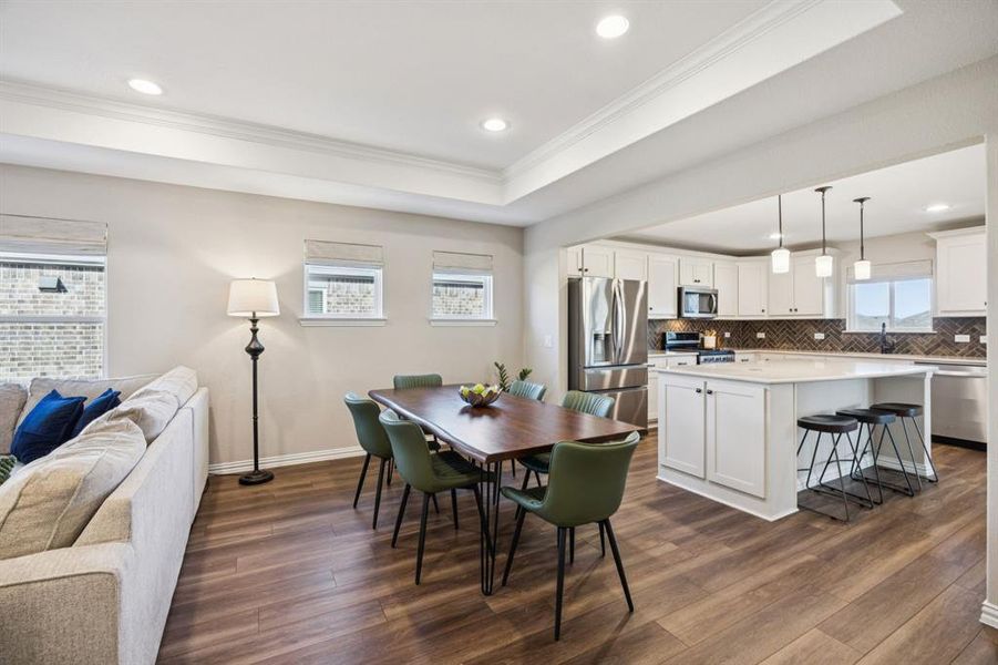 Furnished interior view inside a new home in , McKinney (Image 17).